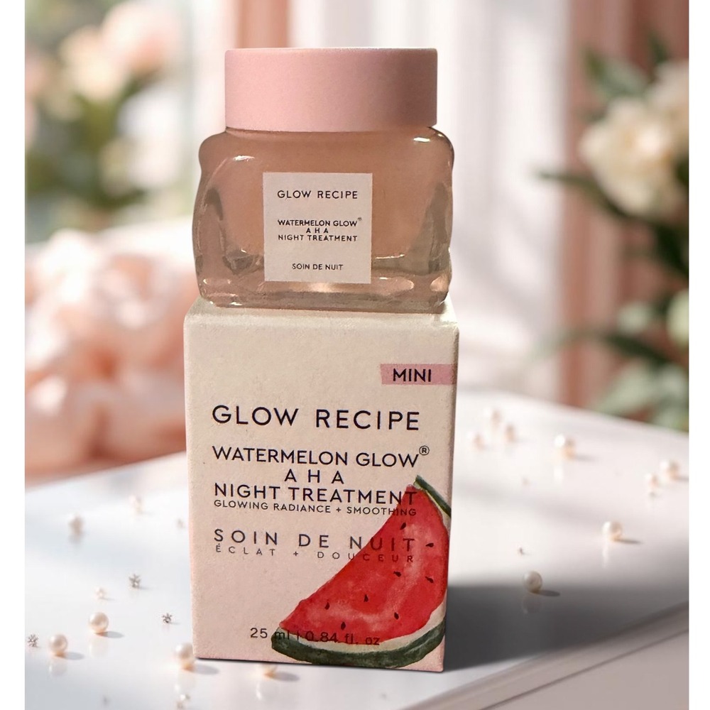 Glow Recipe‎ -  Watermelon Glow AHA Night Treatment -  Mini 25ml - *NEW IN BOX*